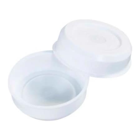 The Packaging Wholesalers Plastic End Caps, 1-1/2" Dia., White, 100/Pack MTCAP15